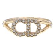 Pre-owned Dior-ring i gullmetall