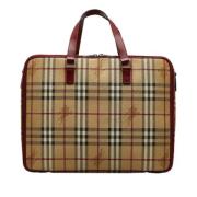 Pre-owned Brun skinn Burberry koffert