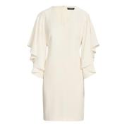 Creme Lauren By Ralph Lauren Cream Yaira Coctail Dress Kjoler