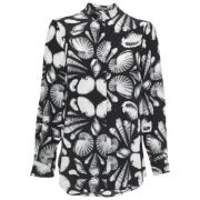 Pre-owned Svart silke Alexander McQueen skjorte