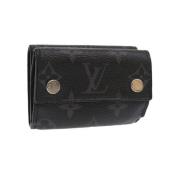 Pre-owned Svart belagt lerret Louis Vuitton lommebok