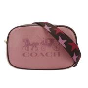 Pre-owned Rosa skinn trener clutch