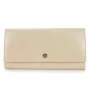 Pre-owned Beige Leather Loewe lommebok