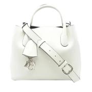 Pre-owned Hvit Dior Tote i skinn