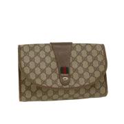 Pre-owned Beige skinn Gucci Clutch