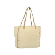 Pre-owned Beige nylon Prada skulderveske