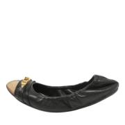 Pre-owned Svart skinn Burberry Flats