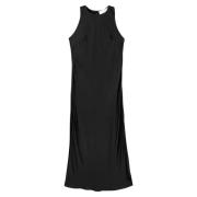 Bias Cut Spark Dress - Jet Black