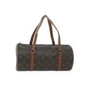 Pre-owned Brunt lerret Louis Vuitton Papillon