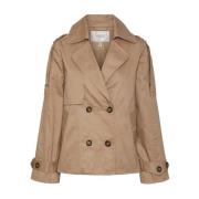 Yasmagda Ls Short Trenchcoat - Savannah Tan