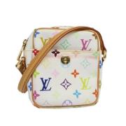 Pre-owned Hvitt lerret Louis Vuitton skuldervesker