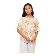 Blomstret Spire Bluse