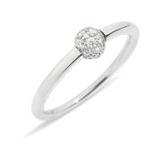 Elegant diamant ring for kvinner