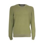 Slim Fit Rund Hals Cashmere Genser