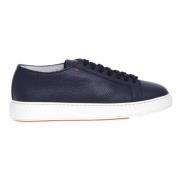 Teksturert Skinn Sneakers