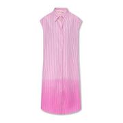 Rosa Asymmetrisk Skjorte for Kvinner