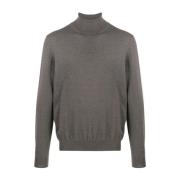 Italiensk Ull Rollneck Sweater