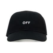 Svart bomull baseballcap