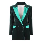 Velvet Dobbeltradet Blazer