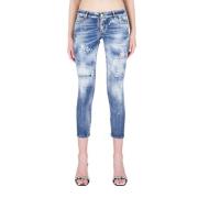 Klarvasket Cropped Jeans