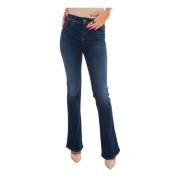 Flared Denim Jeans