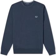 Klassisk Crew Neck Jumper i Shaded Navy