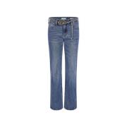 Klassiske Straight Leg Mid-Rise Jeans