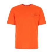 Oransje Bomull T-skjorte