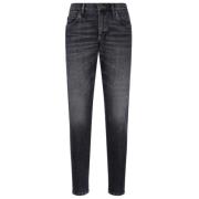 Midnight Blue Straight-Leg Bomullsjeans