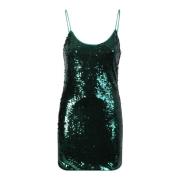 Emerald Green Nella Dress av Alice+Olivia; Dekket i paljetter, det kan...