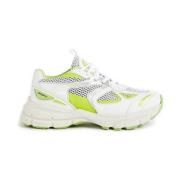 Hvit/Lime Marathon Runner Sneakers