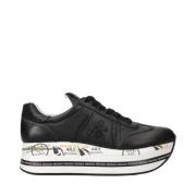Svarte Skinn Sneakers Beth 6012 - Størrelse 36