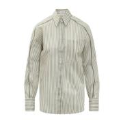 Stripete Dekorert Skjorte - Regular Fit