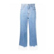 Tie-Dye Cropped Jeans Stilig Denim