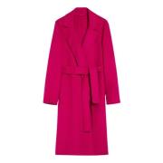 Fuchsia Ullblanding Wrap Kåpe