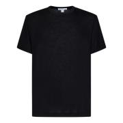 Sort Crewneck T-Skjorte