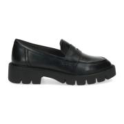 Sorte Lukkede Loafers for Kvinner