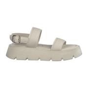 Elegante Ivory Flate Sandaler