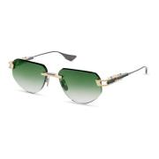 Grand-Imperyn Sunglasses White Gold/Dark Green