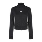 Svart Interlock Tracksuit Jakke