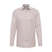 Brun Eterna Shirt Twill Slim Fit Ls F170 Skjorter