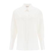 Hvit Bomullsskjorte for Kvinner