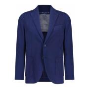 Ull Stretch Blazer med Dekorative Knapper