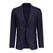 Ull Blazer med To Knapper