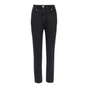 Slim-fit denim jeans med klassiske lommer