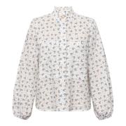 Tiffany Shirt - White/Blue