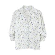 Blå Camilla Pihl Caria Vintage Blouse Overdeler