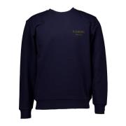 Navy Blue Small Logo Sweater