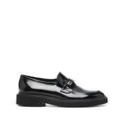 Sorte Avslappede Loafers