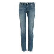 Medium Indigo Tapered Ankelen Jeans